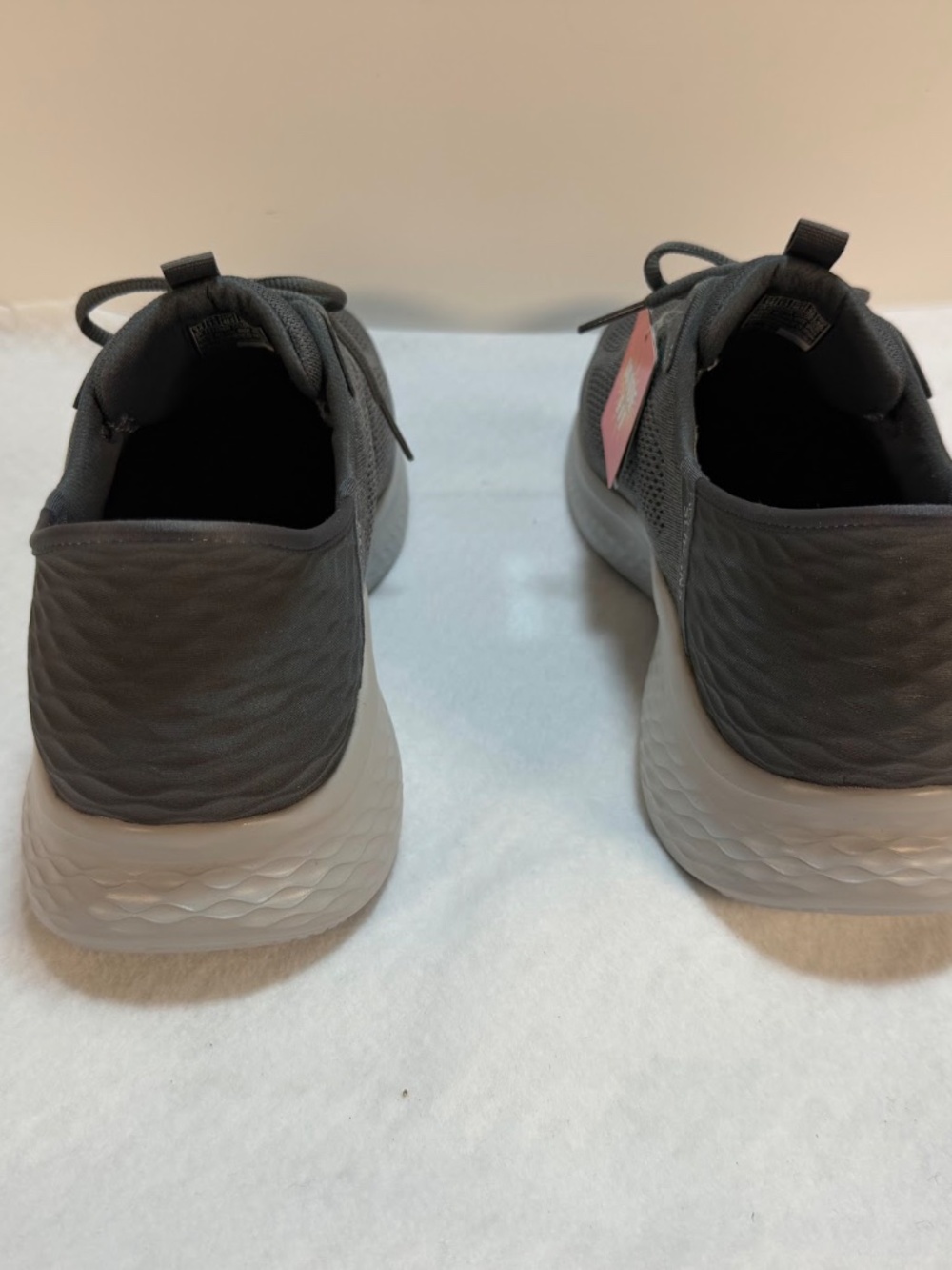 Skechers Slip-ins Hands Free Wide Fit Mens 14 Gray Walking Shoes NWT - Picture 6 of 8